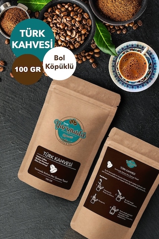 Tarihi Yarımada Kahvecisi Taze Çekilmiş Orta Kavrulmuş ve Öğütülmüş Türk Kahvesi 100 G Tarihi Yarımada Kahvecisi Taze Çekilmiş Orta Kavrulmuş ve Öğütülmüş Türk Kahvesi 100 G