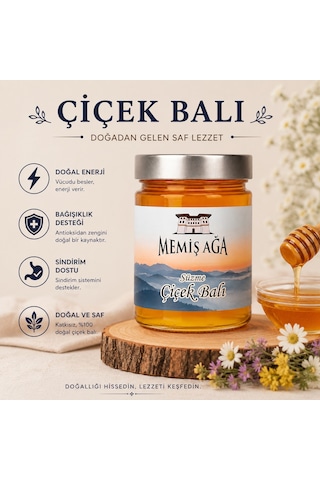 Memiş Ağa Çiçek Balı 450 G