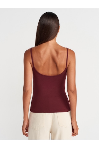 Dilvin 21131 Askılı Top-bordo Bordo