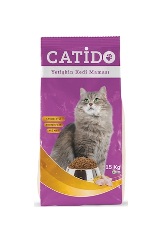 Catido Tavuklu Yetişkin Kedi Maması 15 KG