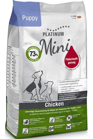 Platinum Mini Yavru Tavuklu Köpek Maması 900gr