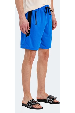 Slazenger RAKESH IN Erkek Cepli Fıtness Saks Mavi Şort