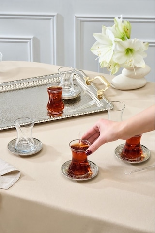 Karaca  Deniz 6 Kişilik 19 Parça Çay Seti