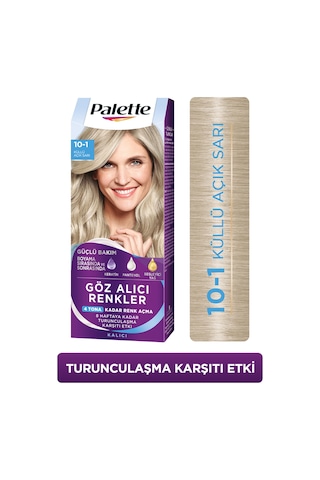 Palette Yoğun Göz Alıcı Renkler Saç Boyası 10.1 Küllü Açık Sarı