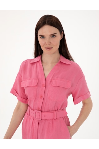 Pierre Cardin Kadın Pembe Tulum Dokuma 50301204-vr041 Pembe