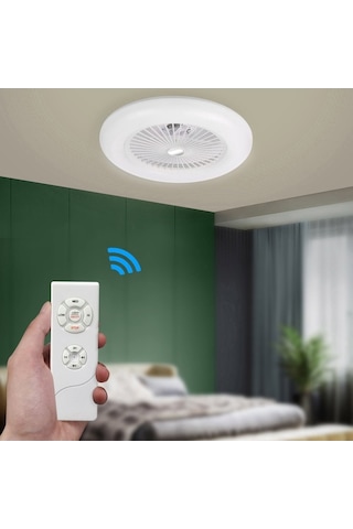 Ulzyvf Yüksek Kalite Fan Lambası: Uzaktan Kumanda, Rüzgar Hızı Ve Zamanlayıcı İle Kontrol Diğer