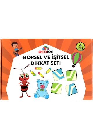 Redka Görsel Ve İşitsel Dikkat Seti 4 Yaş Redka Görsel Ve İşitsel Dikkat Seti 4 Yaş