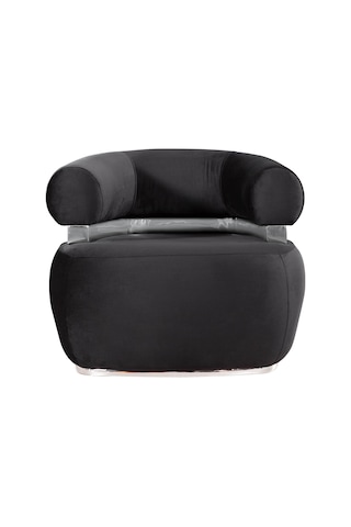 Miss Worble Fox Pofuduk Berjer Tekli Koltuk Siyah