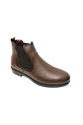 Torres Moon 9801 Hakiki Deri Fashion Erkek Bot Kahverengi