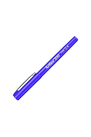 Artline 200n Fine Keçe Uçlu Yazı Kalemi Uç:0,4 Mm, Mor