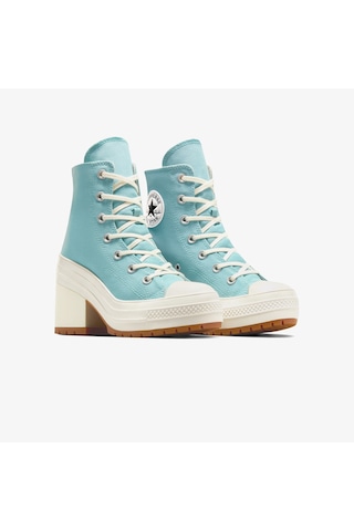 Converse Chuck 70 De Luxe Heel Kadın Mavi Platform Sneaker