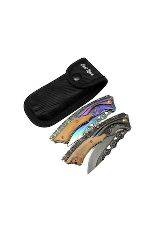 Chris Reeve Monarch 2530 Bk Kamp Çakı 20 CM - Desenli - Metal &Amp Çok Renkli