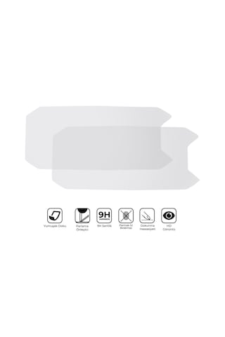 Gp Kompozit Tvs Raider 125 2023-2024 Uyumlu Motosiklet Ekran Koruyucu Şeffaf