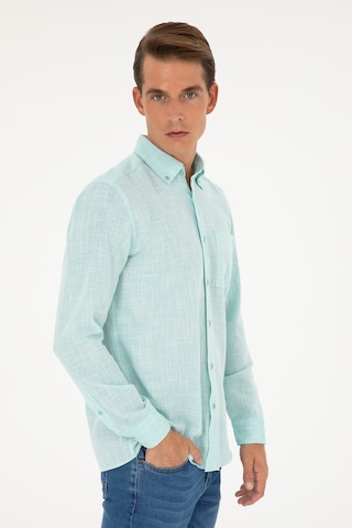 U.s. Polo Assn. Erkek Mint Gömlek Desenli 50288661-vr090 Mint