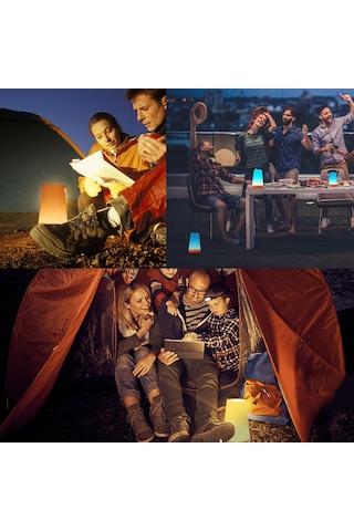 Konesam Rgb Dokunmatik Ve Uzaktan Kumandalı Renkli Işık - 1500mah Pil, Parlaklık Ayarlı, 1-6 Saat Zamanlayıcı, Ev Ve Dış Mekan Kullanıma Uygun Çok Renkli