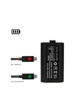 Xbox One S-x Gamepad Batarya Kablo Şarj Kiti Set