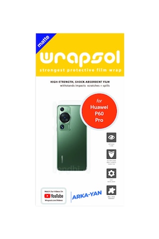 Huawei P60 Pro Mat Arka Ve Yan Kaplama Poliüretan Film