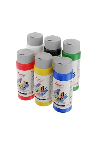 Ana Renkler Akrilik Boya 6&apos Lı Set 6x60ml