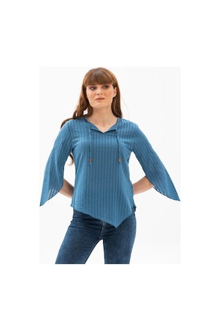 Rodos Gofre Bluz İndigo indg