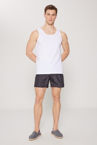 AC&Co / Altınyıldız Classics Erkek Beyaz Standart Fit Normal Kesim %100 Pamuk 2'li Atlet Paketi Beyaz