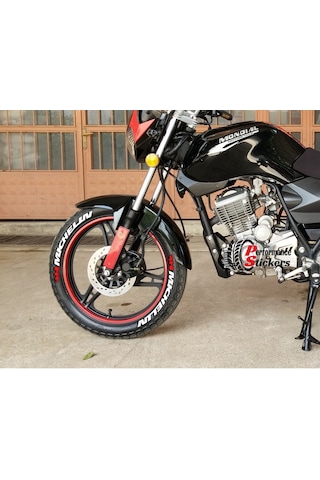 MİCHELİN Motorsiklet Lastik Yazısı Sticker 8 Adet u