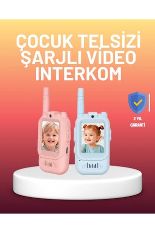 Bay Ekranlı Walkie Talkie Oyuncağı Ses Ve Görüntü Destekli Najmaddin Standart