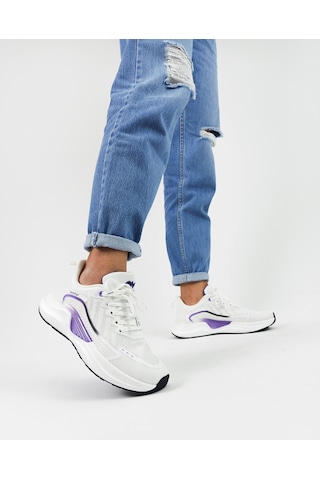 Gdt Ayakkabı Owndays Beyaz Renk Triko Köpük Taban Kadın Sneakers