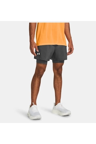 Under Armour Ua Launch 5 2-ın-1 Shorts Erkek Taytlı Şort 1382640 1382640 025 025