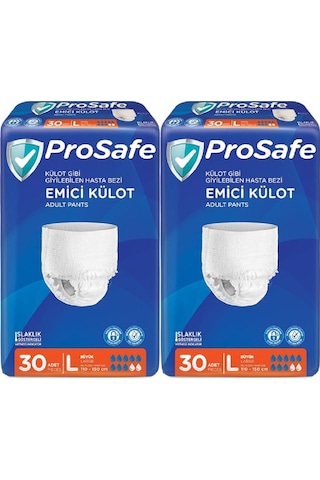 Prosafe Emici Külot Hasta Bezi Büyük-large 60 Adet 2pk 2'li