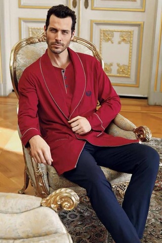 Capsella Erkek Pijama Robdöşambırlı 5 Li Pijama Set 1090 001