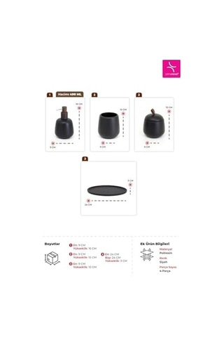 Elite Banyo Seti 4 Parça Diğer