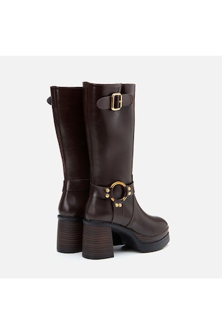 Hotiç Kahve Kadın Çizme 01cıh298930a480 Kahve-brown Kahverengi