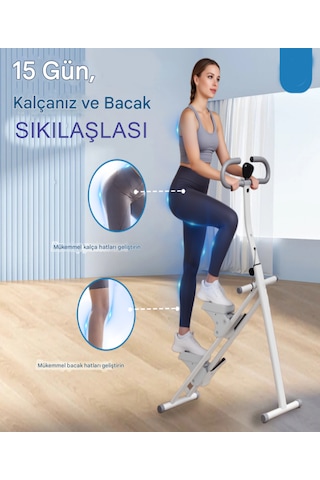 C-01 Katlanabilir Dikey Tırmanma Egzersiz Aleti Stepper Kondisyon