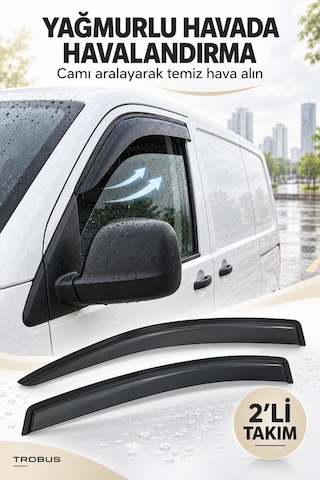 Opel Movano Minibüs / Panelvan 2026 Mügen Cam Rüzgarlığı 2'li
