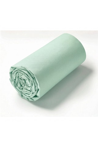 Maki Home %100 Pamuklu Açık Yeşil 90x190+50x70 Cm Tek Kişilik Lastikli Çarşaf Takımı Mint Yeşili
