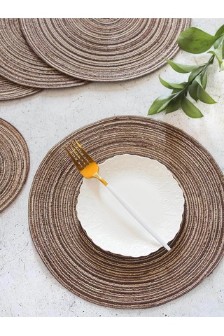 Home Balance Yuvarlak Masa Kılıkçılığı Servis Peçeteleri 243834428 Siyah