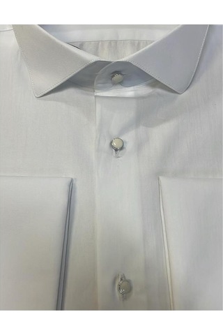 Uki Beyaz Smokin Gömlek Beyaz