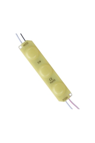 24v Parmak Lamba 3-ledli Sarı 94 20 Mm