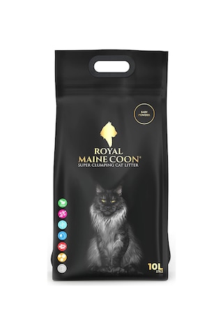 Royal Maine Coon Bebek Pudrası Kokulu Perlit Kedi Kumu 10 L