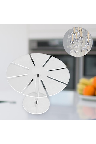 Suntek Akrilik Şeffaf Kek Tutucu Şeker Masa Ekranı Tatlı