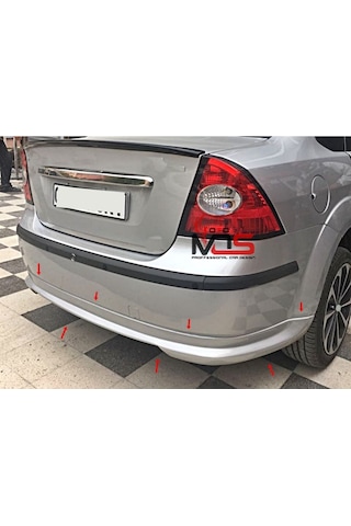 Ford Focus 2 Sedan Arka Tampon Eki Fiberglass Boyasız