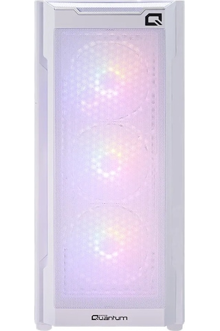 Quantum Gaming Snapfire White 650w 4 Fanlı Mesh Beyaz Gaming Masaüstü Kasa