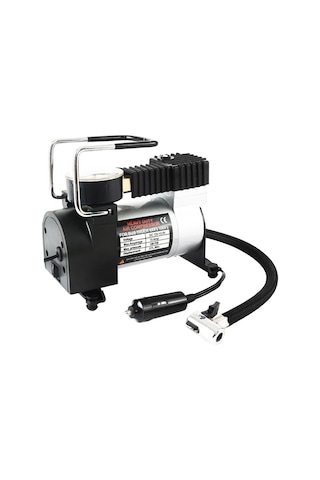 Lastik Şişman Hava Kompresörü Otomatik Kapatma Özelliği Ve Led Işığı İle Araba Ve Motosiklet Lastikleri İçin Yüksek Basınçlı Metal Pompa