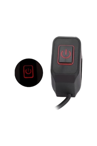 Suya Dayanıklı Motosiklet Gidon Aç Kapa Anahtarı - 22 Mm Açık Mavi