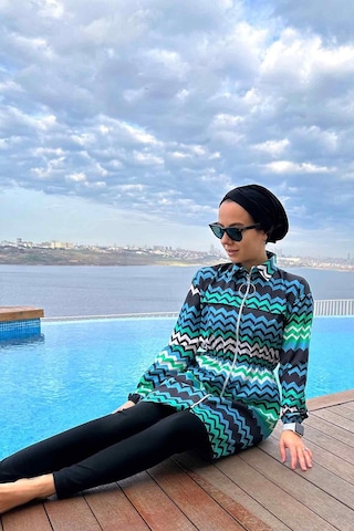Kahijab Ela Tesettür Mayo - Xl Yeşil