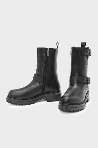 Harley Davidson Uptown Hakiki Deri Bot Kadın Bot 026z100022 Ctn Black Baskılı Deri Siyah