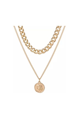 Girift Vintage Adorn Vintage Katmanlı Kolye Gold