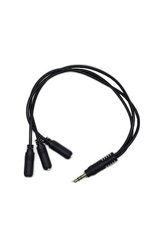 3.5 Mm Aux Çoklayıcı Kablo 1 Erkek 3 Dişi 20 Cm - Kulaklık Ve Ses Paylaştırıcı Splitter