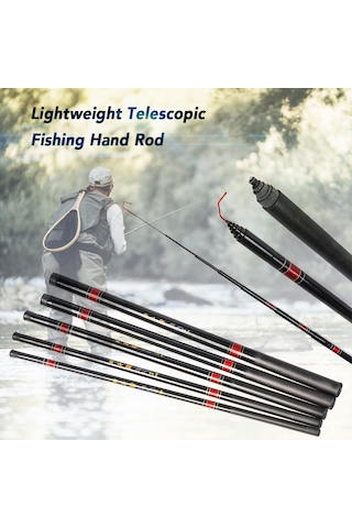 Xiyyadms Cam Fiber Teleskopik Olta Kamışı - Dayanıklı Yapı, Kolay Kullanım, 360-720 Modelleri Seçeneği