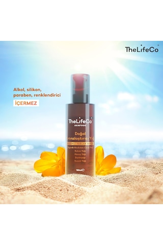 Thelifeco Skinfood Değerli Yağlar Serisi Doğal Bronzlaştırıcı Yağ 150 ML